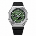 Casio G-Shock GM-2100 Silver Green watch