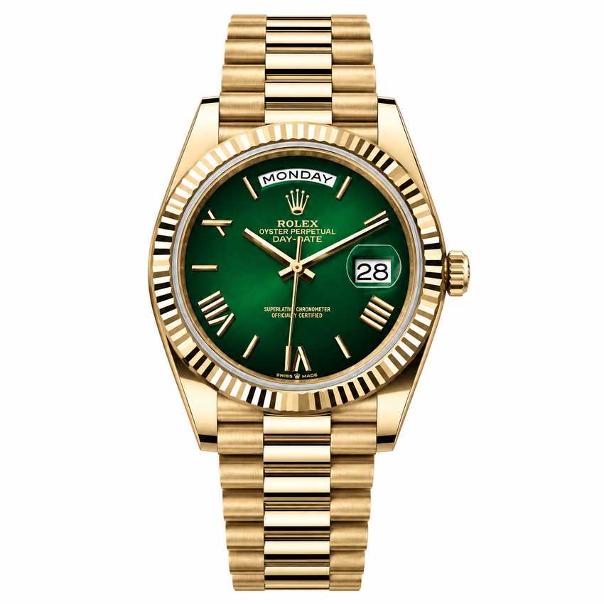 Rolex Day Date Green Gold